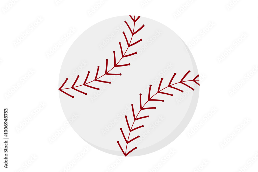 Baseball icon isolated. Vector illustration Baseball icon isolated. Vector illustration