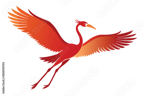 flying Flamingo vector J.eps