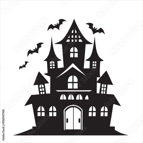 Wallpaper Mural Halloween vector, and Jack-o'-lantern, Ghost, Bat, Black Cat, Spider Web, Witch Hat, Moon and Stars, Skeleton, Vampire, Zombie Torontodigital.ca