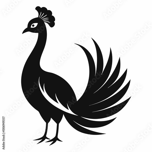 rooster isolated