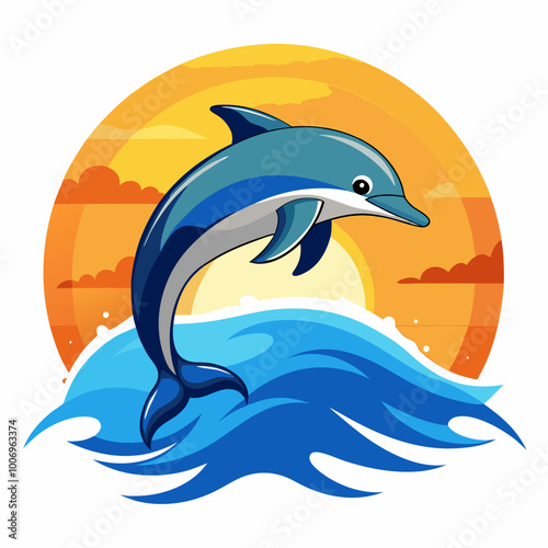 dolphin jumping in water