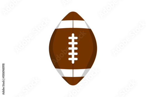 American football isolated  Vector illustration