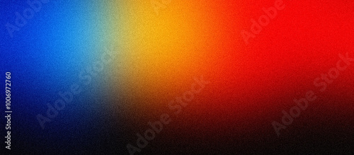 Abstract Gradient Background with Red-Blue Grainy Texture | Grunge Noise Banner & Poster Design