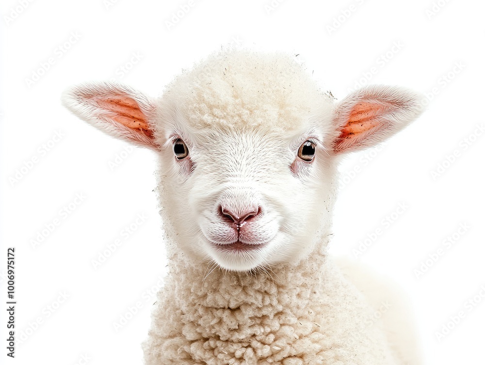 sheep isolated on white sheep isolated on white
