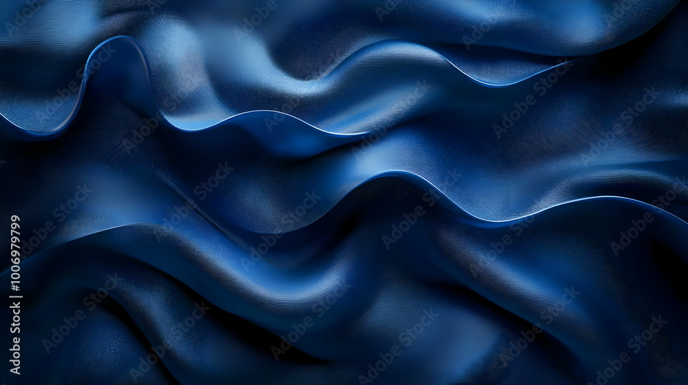 Abstract Blue Wavy 3D Background Abstract Blue Wavy 3D Background