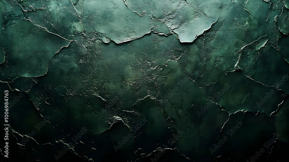 Dark Green Textured Abstract Background - Crackled Effect Dark Green Textured Abstract Background - Crackled Effect