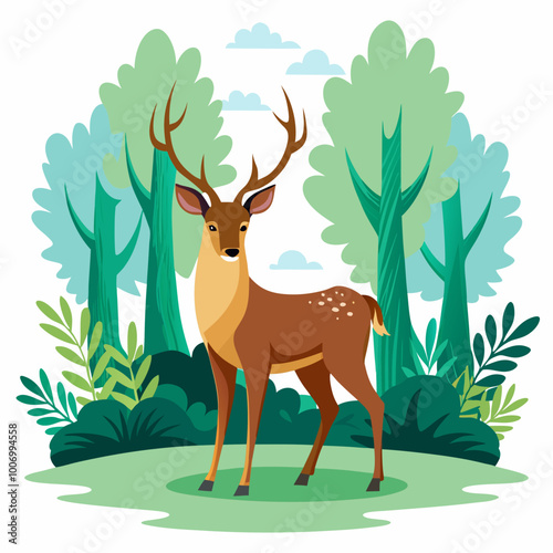 deer in the forest