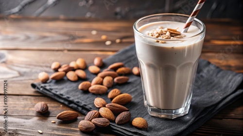 Almond Milkshake. photo