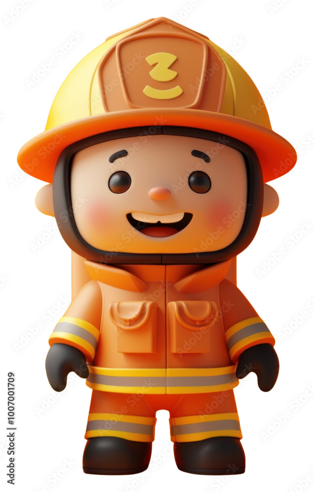 PNG Fire fighter human cute toy. PNG Fire fighter human cute toy.