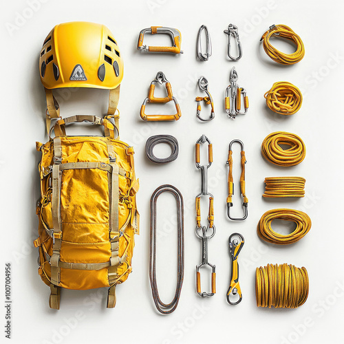 Climbing Gear Isolated