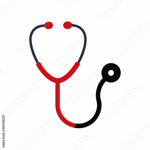 Stethoscope logo vector illustration on white background