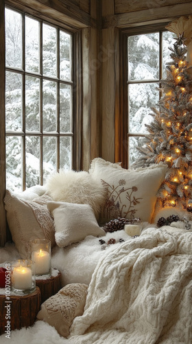 cozy bedroom adorned with C...