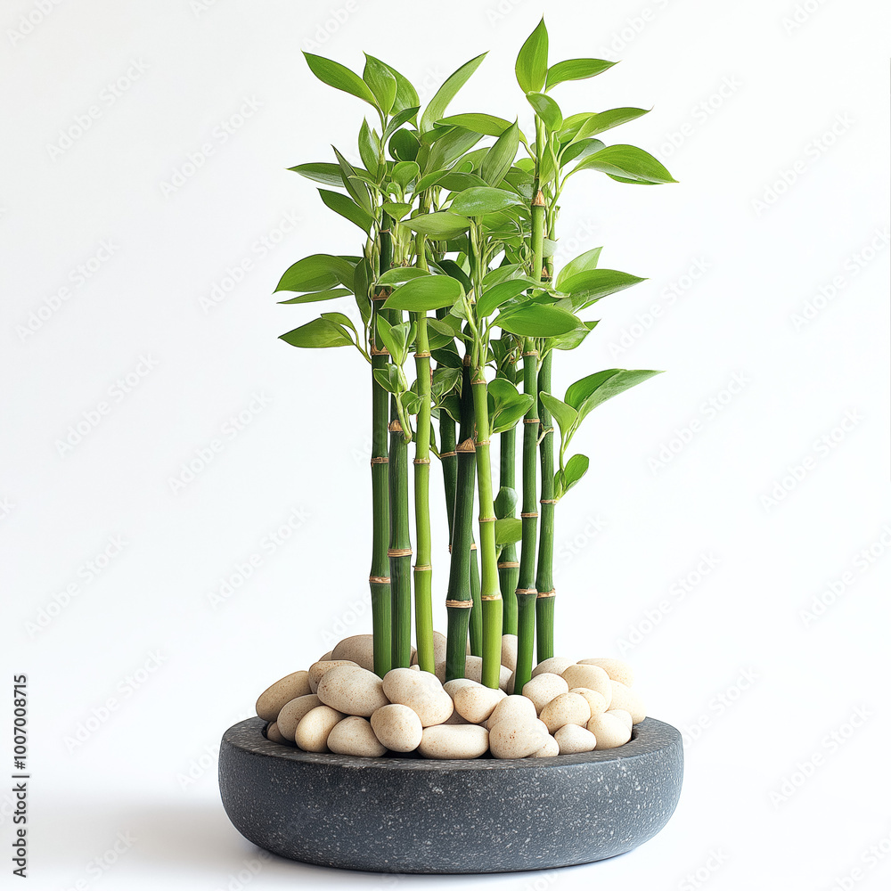 Fototapeta premium Lucky Bamboo Isolated