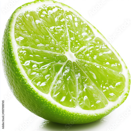 Lime Wedge Isolated