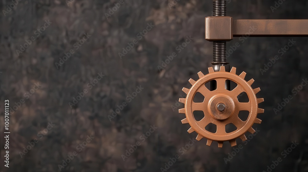 Fototapeta premium Digital model of a mechanical lever system with load and force data visualized, lever mechanics, force multiplication