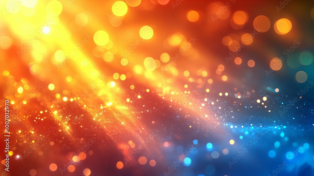Bright colorful light rays with vibrant bokeh effects blending together, creating a vivid abstract visual background with warm gradients and radiant glow new beautiful stock image illustration AI Bright colorful light rays with vibrant bokeh effects blending together, creating a vivid abstract visual background with warm gradients and radiant glow new beautiful stock image illustration AI
