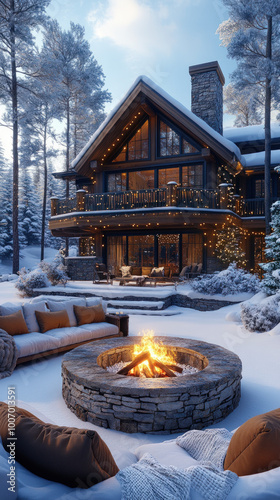 winter wonderland on a terr...