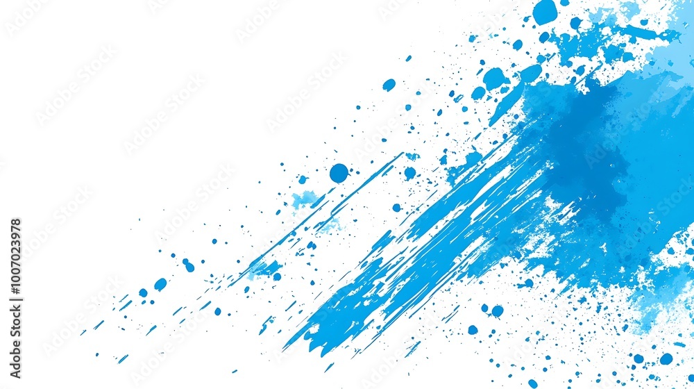 Abstract blue watercolor splash on white background. Abstract blue watercolor splash on white background.