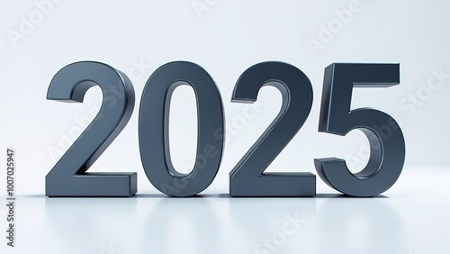 The black numbers 2025 are depicted on a white background. A banner for celebrating the New Year. A postcard dedicated to the upcoming Christmas holiday.