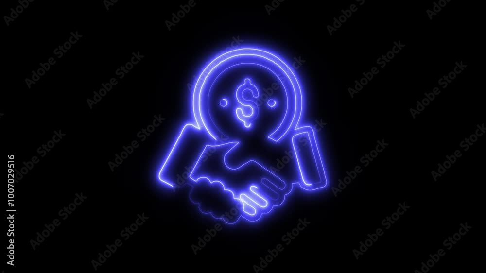 Referral Code Outline Icon in HD Video Neon Animation – Marketing and Customer Engagement Symbol for Discounts, Rewards, and Sharing on Black Background Referral Code Outline Icon in HD Video Neon Animation – Marketing and Customer Engagement Symbol for Discounts, Rewards, and Sharing on Black Background