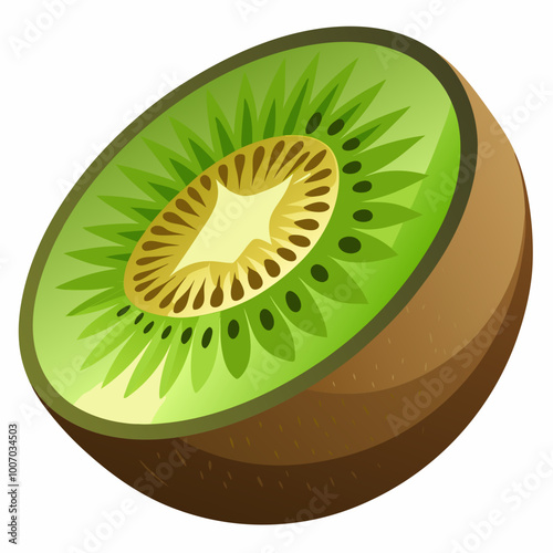 slice of kiwi