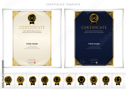 賞状２４２　certificate　award　表彰状　celebration
