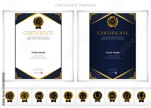 賞状２４３　certificate　award　表彰状　celebration