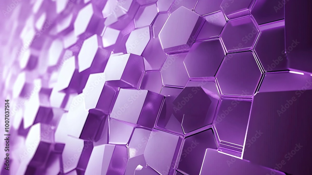An intricate geometric design featuring a hexagonal grid pattern rendered in a captivating perspective view. Gradients of color flow seamlessly between the hexagons An intricate geometric design featuring a hexagonal grid pattern rendered in a captivating perspective view. Gradients of color flow seamlessly between the hexagons