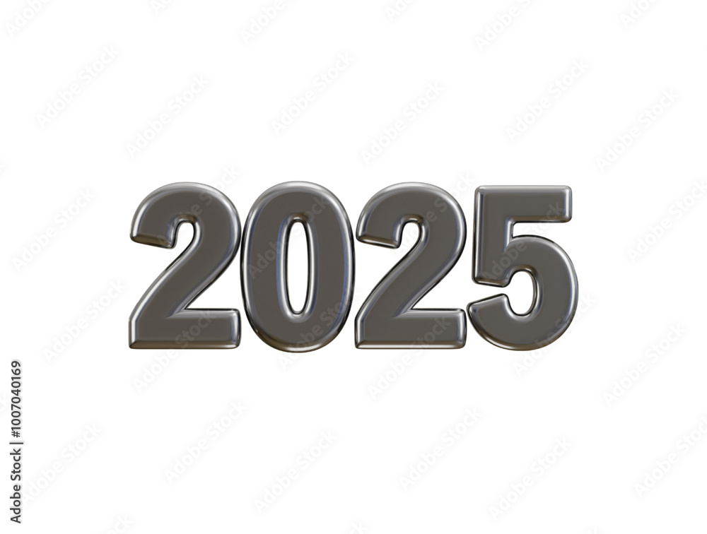 2025 New Year Silver number, Extend Warm Wishes for a Happy New Year and Merry Christmas with this silver number design 3d rendering vector illustration 2025 New Year Silver number, Extend Warm Wishes for a Happy New Year and Merry Christmas with this silver number design 3d rendering vector illustration