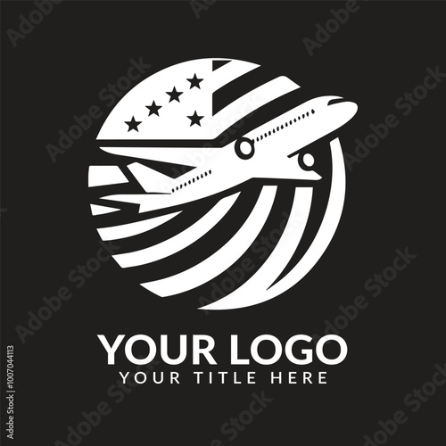 Airplane Logo Design Template