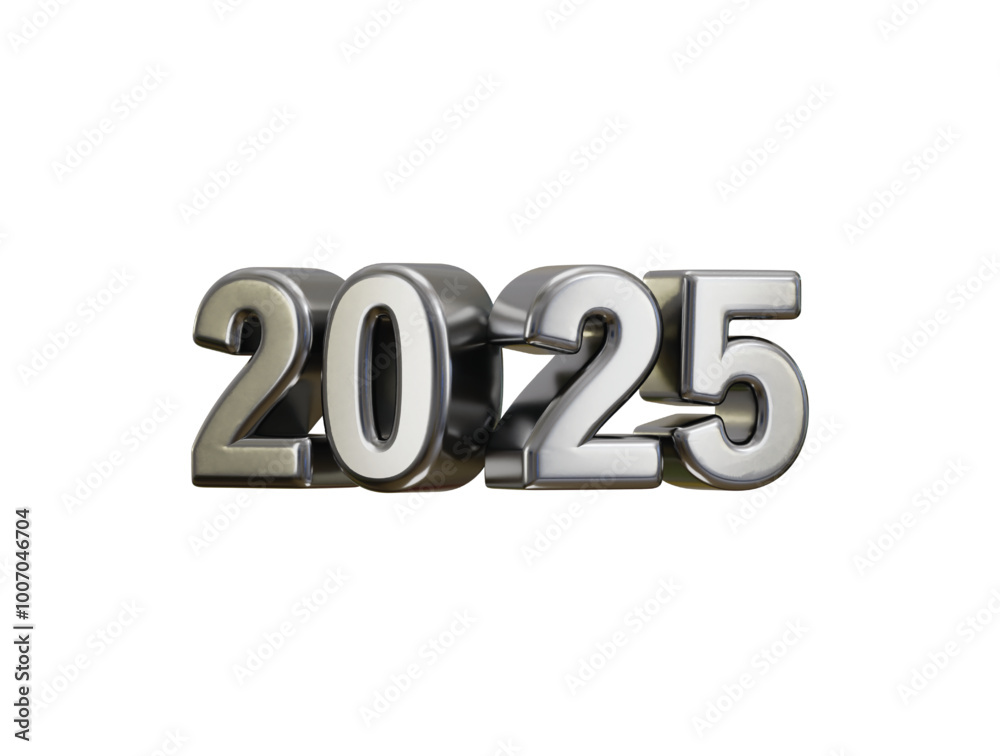 2025 New Year Silver number, Extend Warm Wishes for a Happy New Year and Merry Christmas with this silver number design 3d rendering vector illustration 2025 New Year Silver number, Extend Warm Wishes for a Happy New Year and Merry Christmas with this silver number design 3d rendering vector illustration