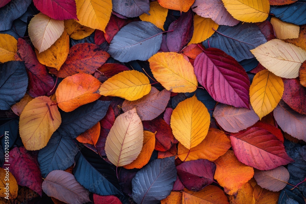 autumns beauty shines through with colorful leaves covering the ground, creating a vibrant banner concept autumns beauty shines through with colorful leaves covering the ground, creating a vibrant banner concept