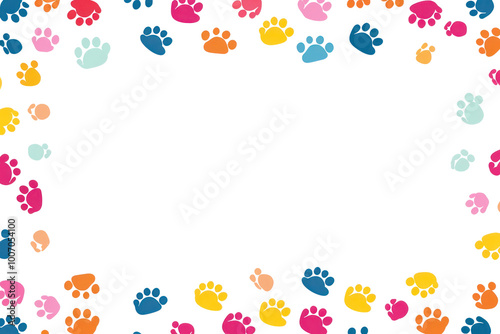 PNG Paw print backgrounds footprint abstract.