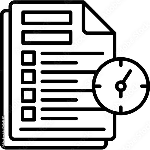 Time Sheet icon