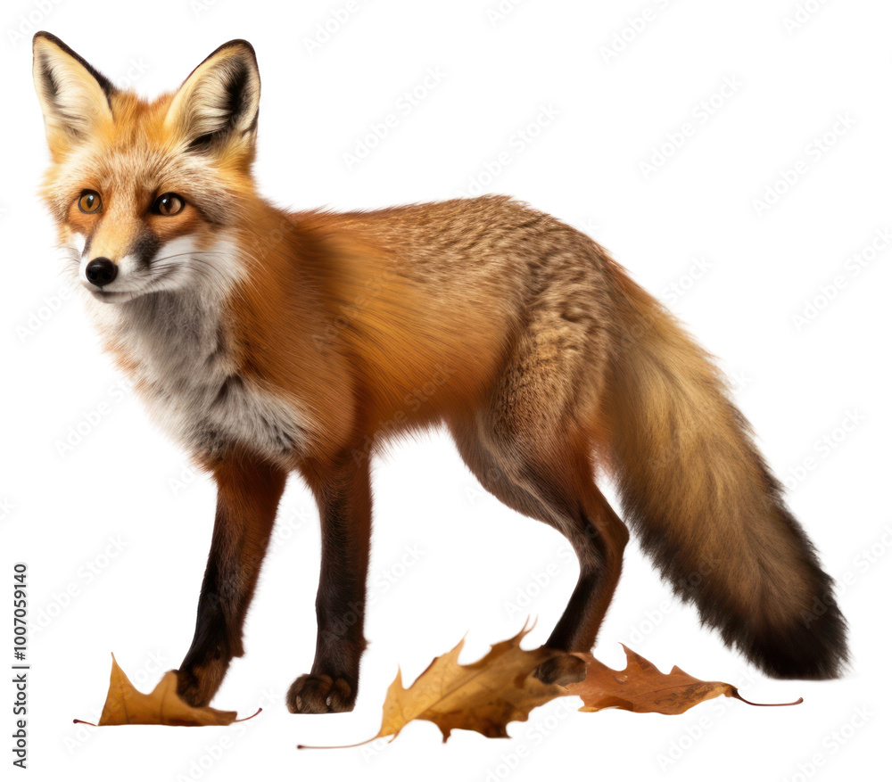 Fototapeta premium PNG Fox wildlife animal mammal.