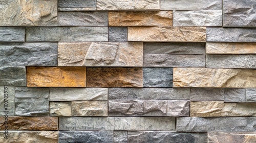 Natural stone wall with a stunning granite texture ideal for architectural and design projects