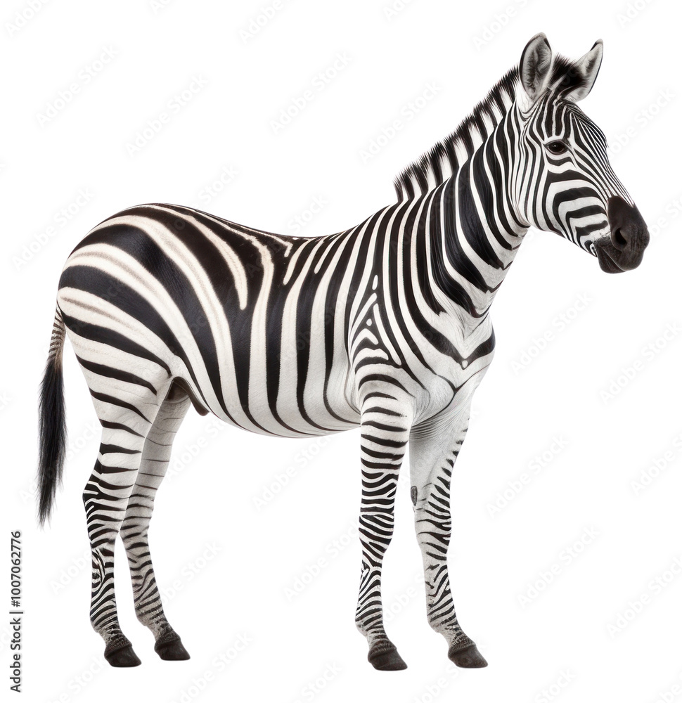 Obraz premium PNG Zebra wildlife animal mammal.