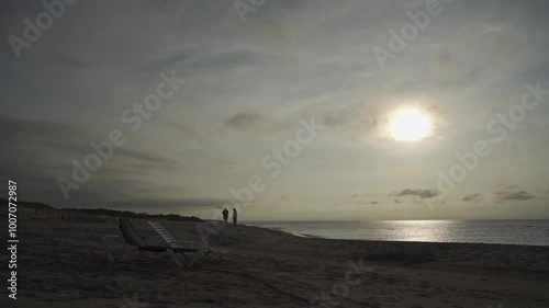 sunset at the beach