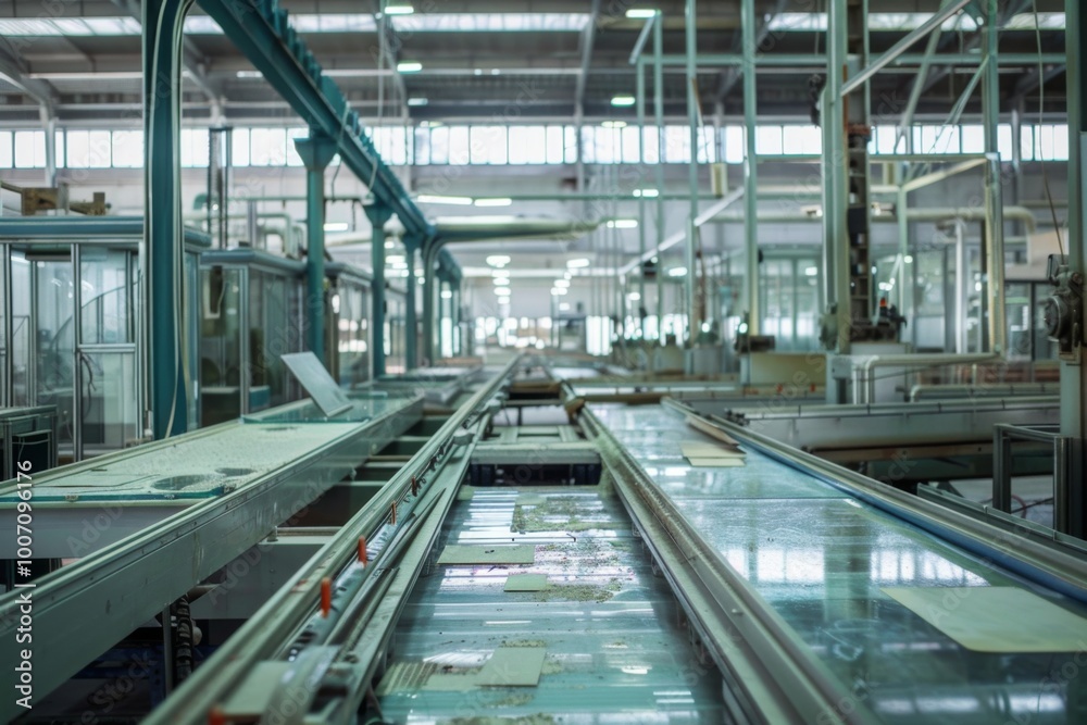 Insulated glass unit manufacturing line Insulated glass unit manufacturing line