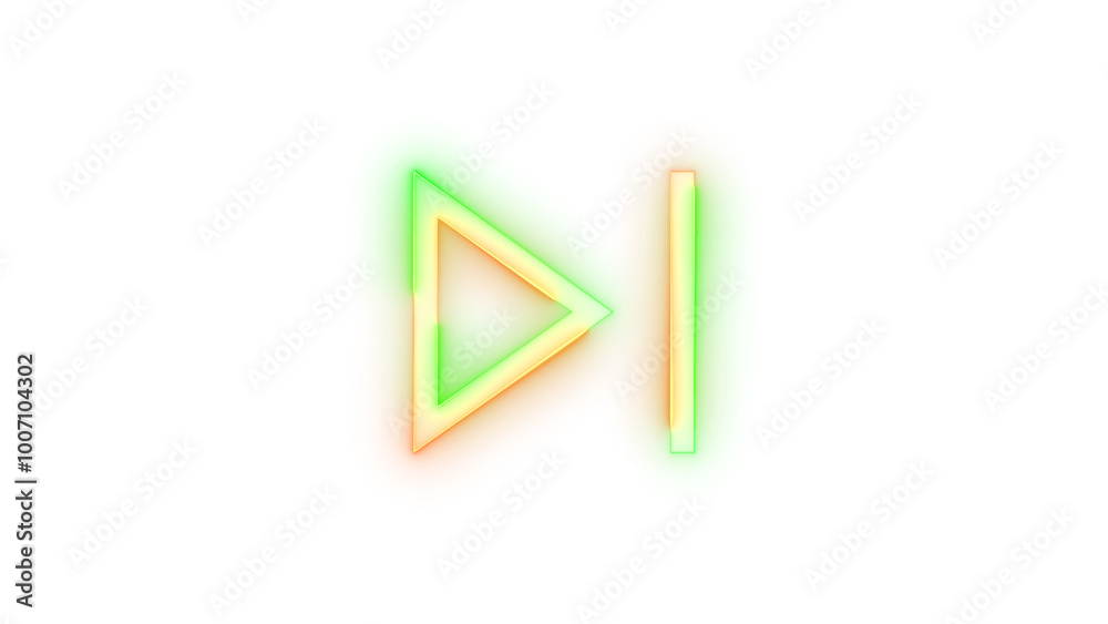 Glowing neon symbol icon, Neon icon next symbol color transparent background Glowing neon symbol icon, Neon icon next symbol color transparent background
