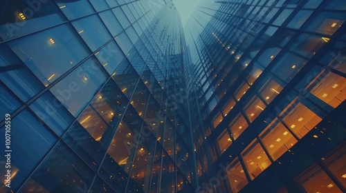 Tall building with many windows
