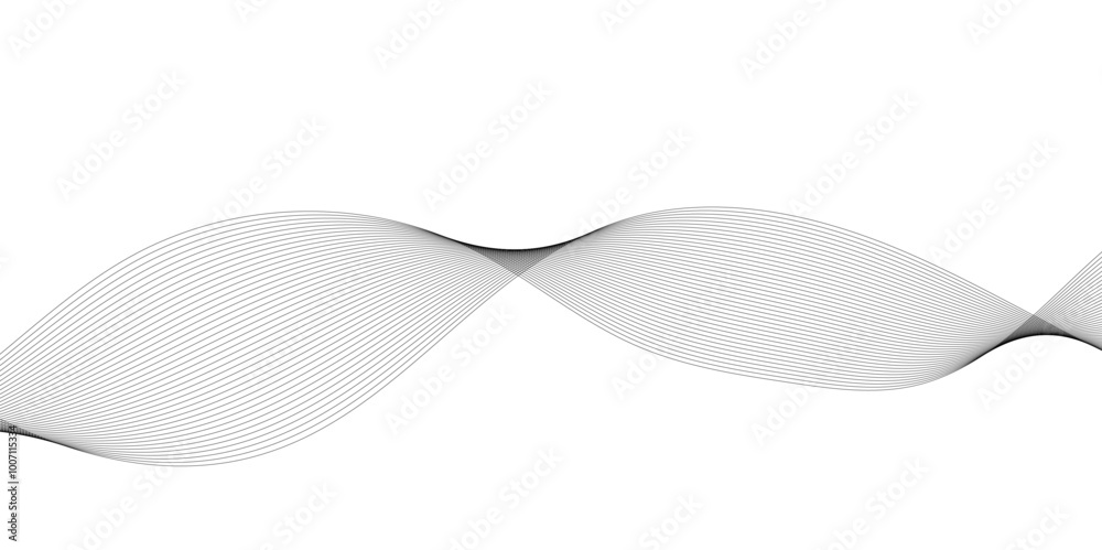Abstract Gray wavy business and banner curve line background. Digital future technology concept. Line art striped graphic template, banner background. Vector illustration. Abstract Gray wavy business and banner curve line background. Digital future technology concept. Line art striped graphic template, banner background. Vector illustration.