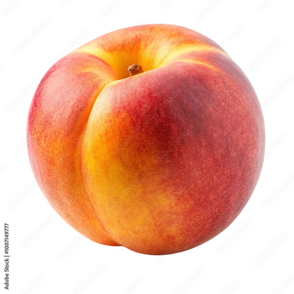 Juicy Peach Isolated on Transparent Background, Great for Summer Desserts and Healthy Snacks Juicy Peach Isolated on Transparent Background, Great for Summer Desserts and Healthy Snacks