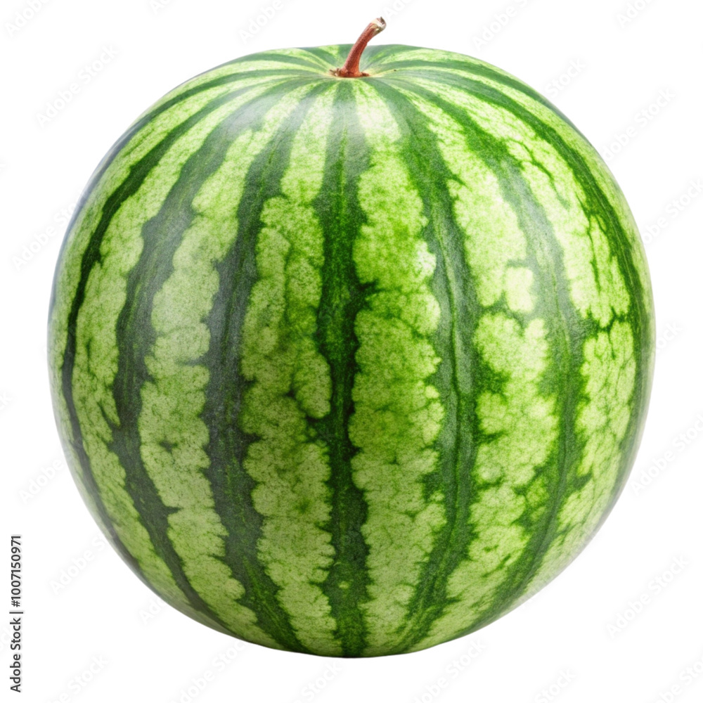 Refreshing Watermelon Isolated on Transparent Background, Perfect for Summer Treats and Hydration Refreshing Watermelon Isolated on Transparent Background, Perfect for Summer Treats and Hydration