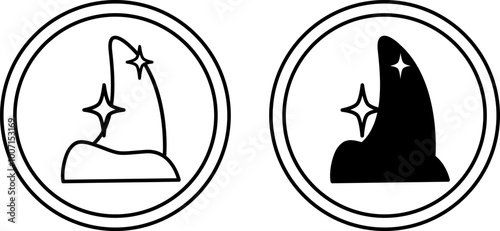Labels Oral Health. Black and White Vector Icons. Cat's Food Properties. Food Packaging Sticker