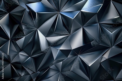 Abstract pattern featuring numerous geometric triangles