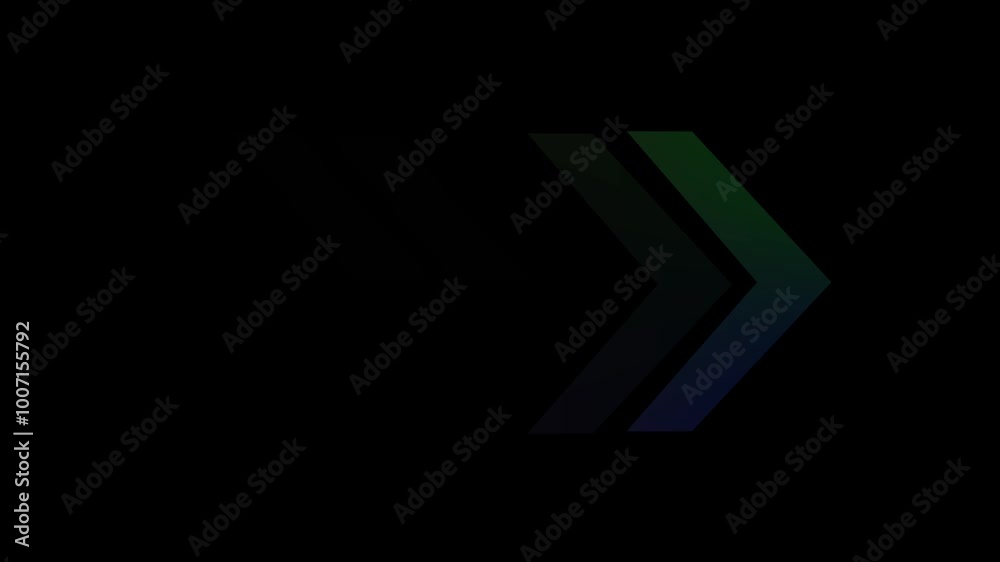 4k right side direction arrow icon animation. Moving arrow pointing left on black background 4k right side direction arrow icon animation. Moving arrow pointing left on black background