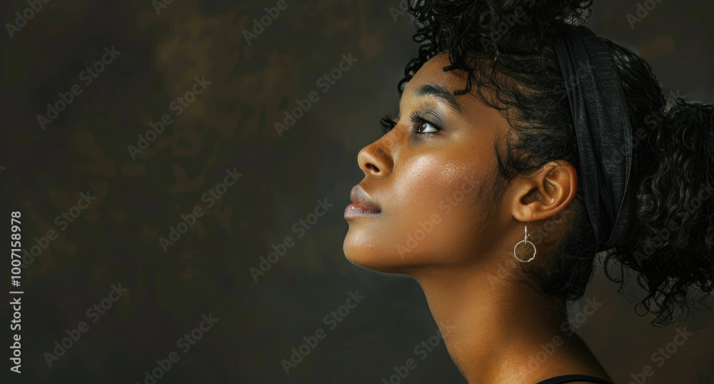 Although the face is obscured, the image shows a close-up of a person's hair and ear, suggesting an introspective mood Although the face is obscured, the image shows a close-up of a person's hair and ear, suggesting an introspective mood
