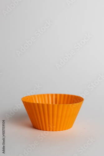 orange bowl on the table