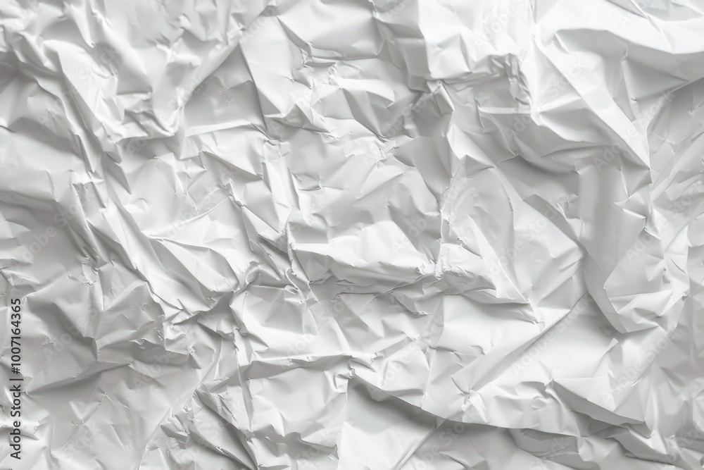 Obraz premium A close-up shot of crumpled paper, often used in creative projects or as a design element